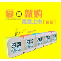 报时钟 说话语音钟 聪明灯闹钟 电子万年历 电子钟 新款钟表