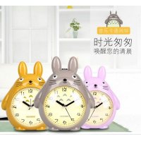 金时达 龙猫卡通闹钟 儿童闹钟 新款闹钟 工厂直销 闹钟批发支持一件代发
