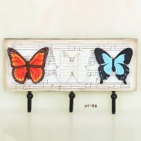 欧式可爱物品造型挂衣钩衣帽钩一套三件