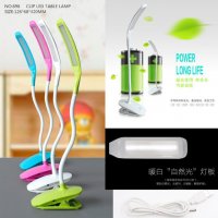 简约创意触控护眼夹子台灯 可USB充电可折叠