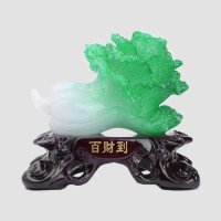 富贵居 家居公司办公室摆件百财到翠玉开业乔迁庆典会议陶瓷朋友送礼礼品