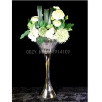 西式古典银色金属花器花瓶插花摆件家居装饰摆件