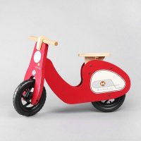 Masterkidz 贝思德绵羊摩托平衡学习车 2岁以上宝宝玩具 榉木材质 红色