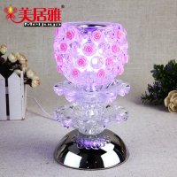 美居雅香薰灯批发新奇特夜摊热卖插电LED节能灯安睡灯B3310