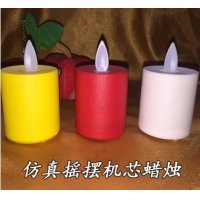 高仿真无烟节能LED电子蜡烛节日装饰