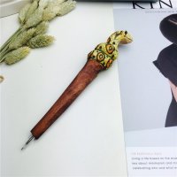 花蛇 木制动物笔木雕笔