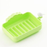 卡通小鸟肥皂盒大号免钉吸盘卫生间浴室创意壁挂香皂肥皂架沥水