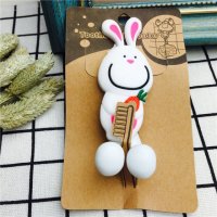 小白兔 创意吸盘吸墙牙刷架
