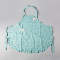 波点花边防水布围裙 打扫卫生厨房围裙