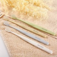 清新小刷头软毛素色牙刷 深度清洁牙刷 细毛防出血护龈洁齿牙刷