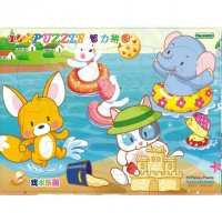 小片16块儿童拼图 幼儿宝宝早教拼图 纸制卡通拼图玩具