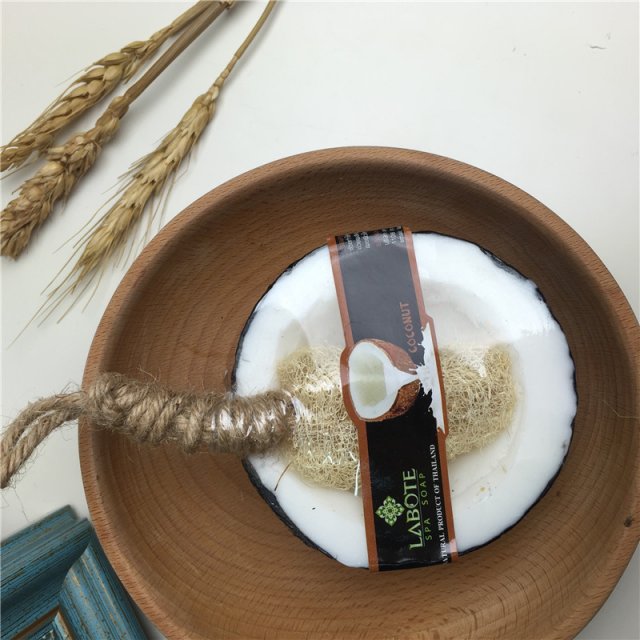 泰国进口手工椰子精油皂 美白护肤 深层清洁 长效滋润