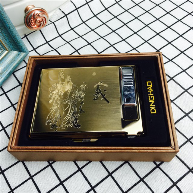 创意超薄香烟盒香烟夹便携男士香烟盒