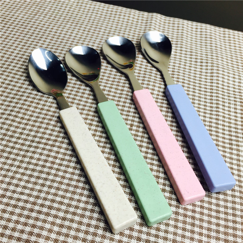 不锈钢便携式餐具创意勺子便携餐具5