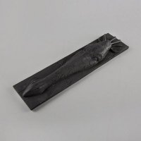 简约黑砂岩兽头马挂饰摆件书房客厅装饰