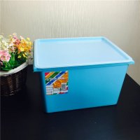 E-1215 蓝色简约安全环保家居便携收纳盒杂物盒置物盒
