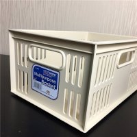 E-1540 简约安全环保家居收纳盒米白—大
