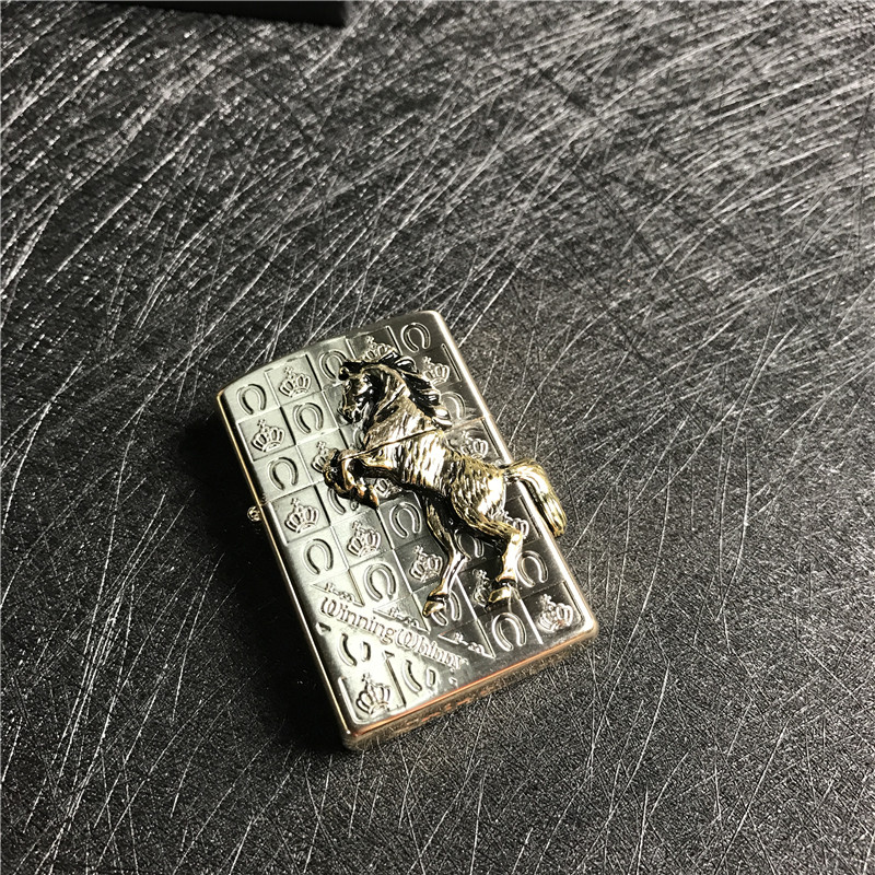 便携防风金属打火机小巧时尚创意打火机点烟器3