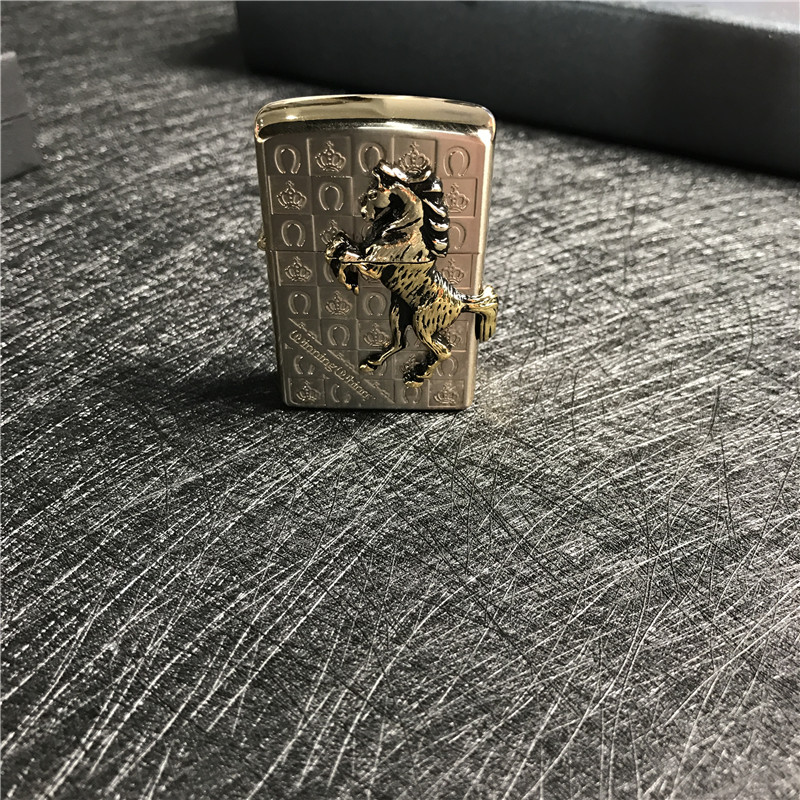 便携防风金属打火机小巧时尚创意打火机点烟器4