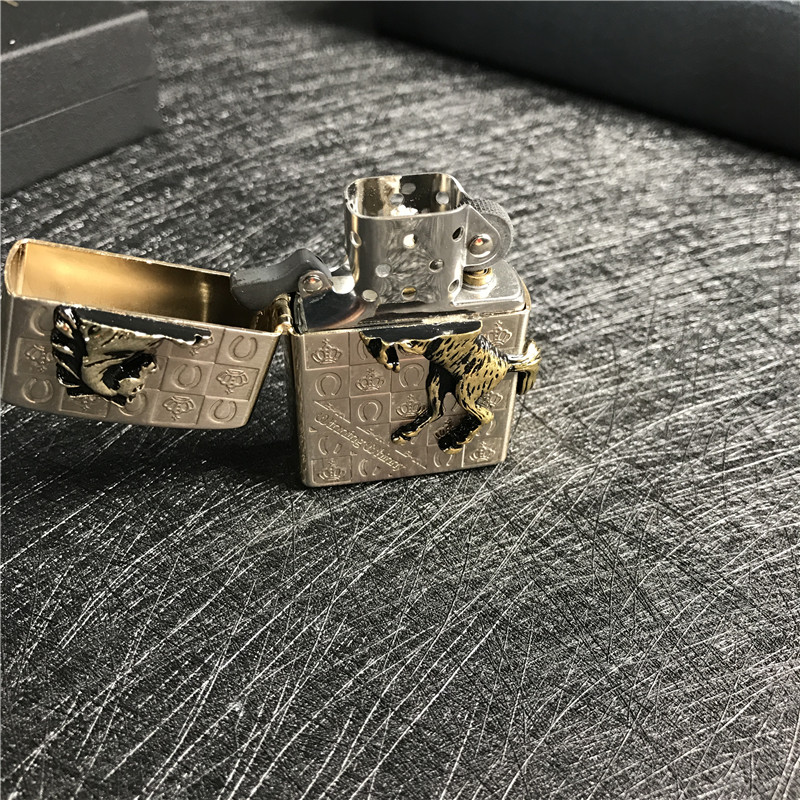 便携防风金属打火机小巧时尚创意打火机点烟器5