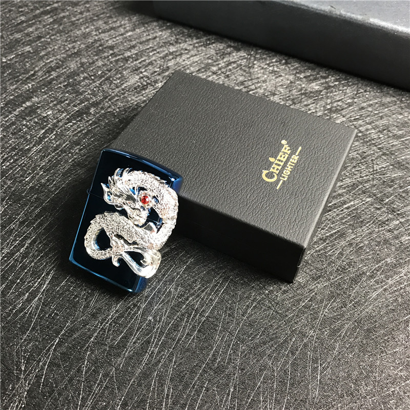 便携防风金属打火机小巧时尚创意打火机点烟器2
