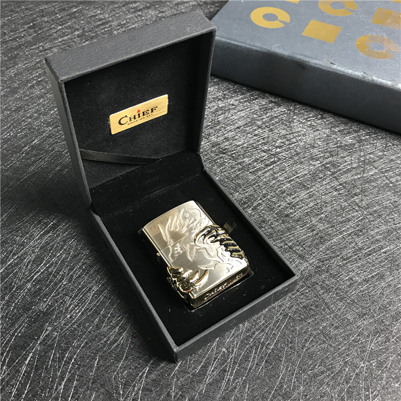 便携防风金属打火机小巧时尚创意打火机点烟器1