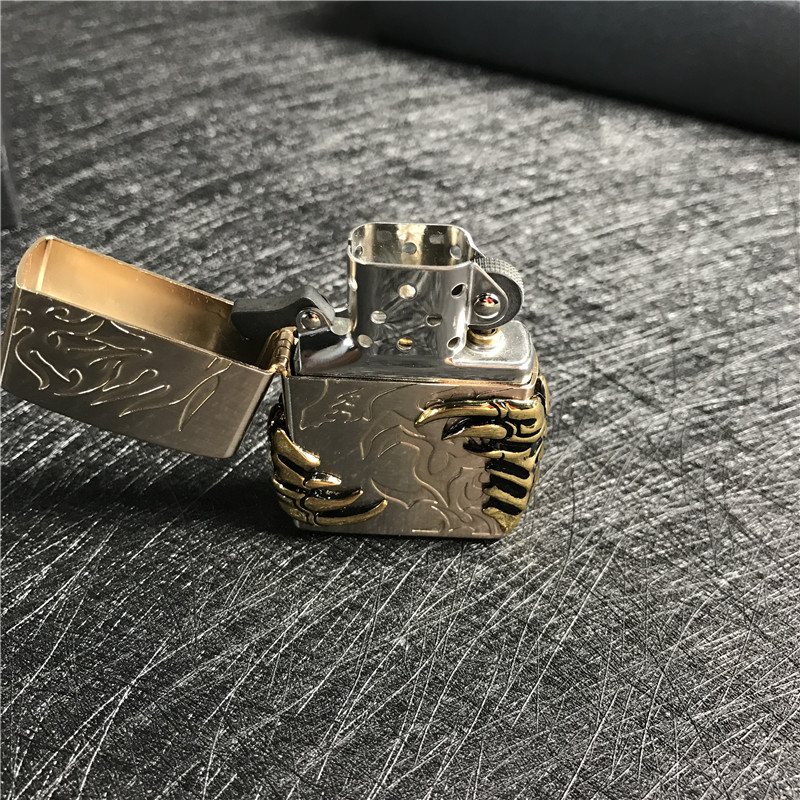 便携防风金属打火机小巧时尚创意打火机点烟器5