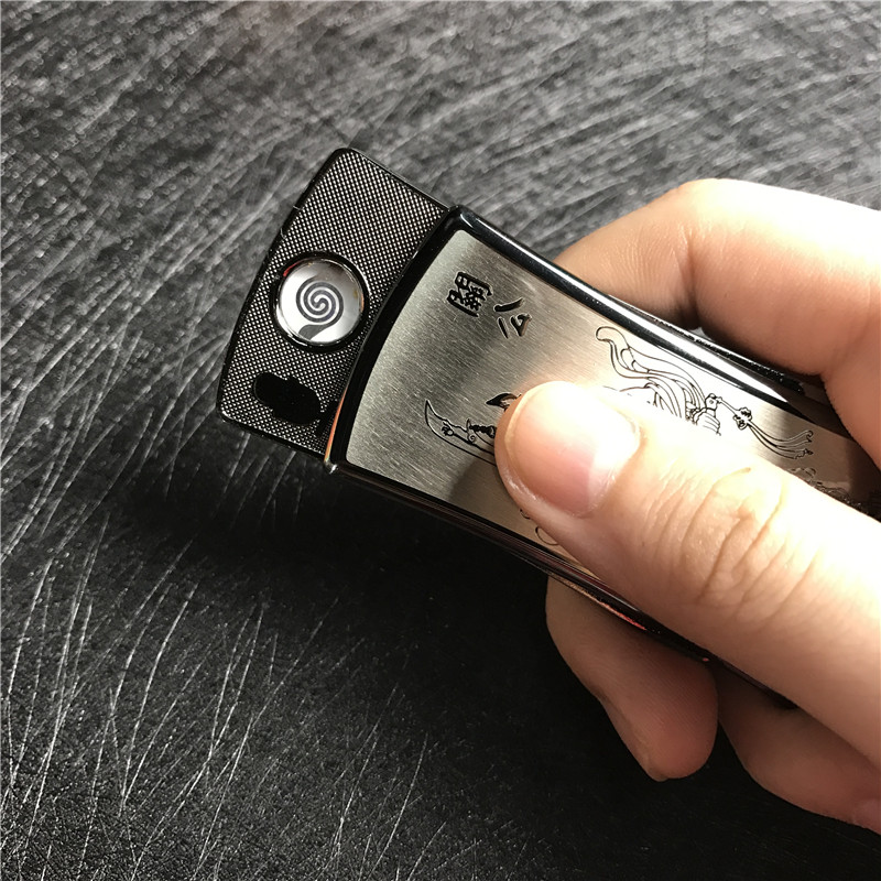 便携防风金属打火机小巧时尚创意打火机点烟器4