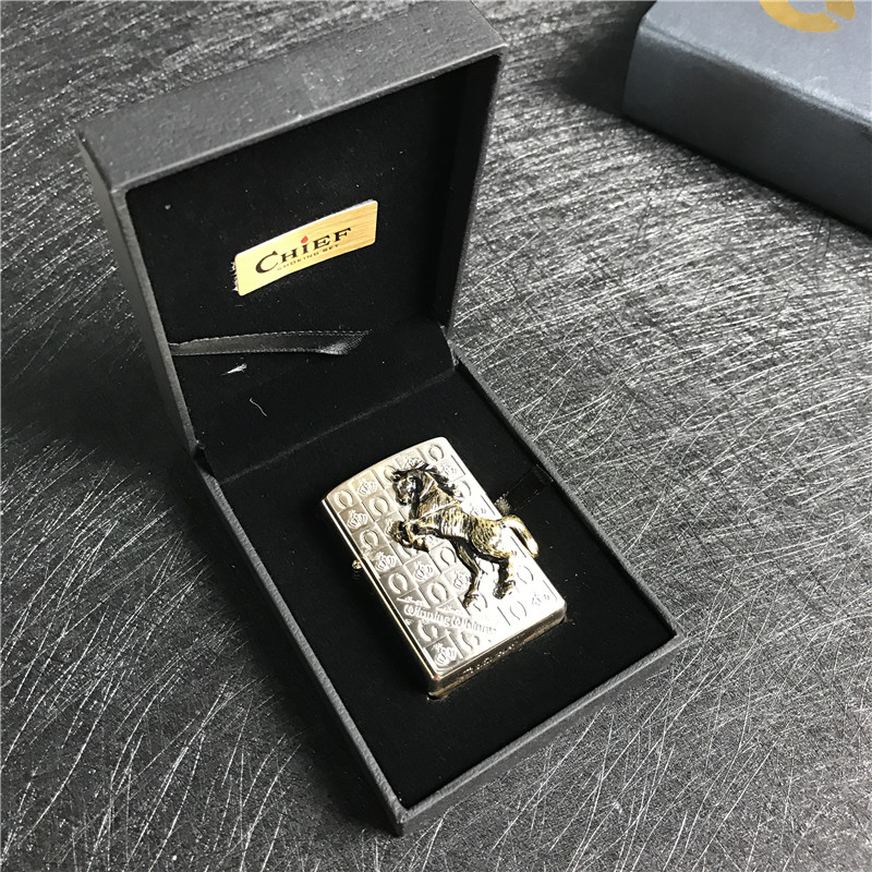 便携防风金属打火机小巧时尚创意打火机点烟器1