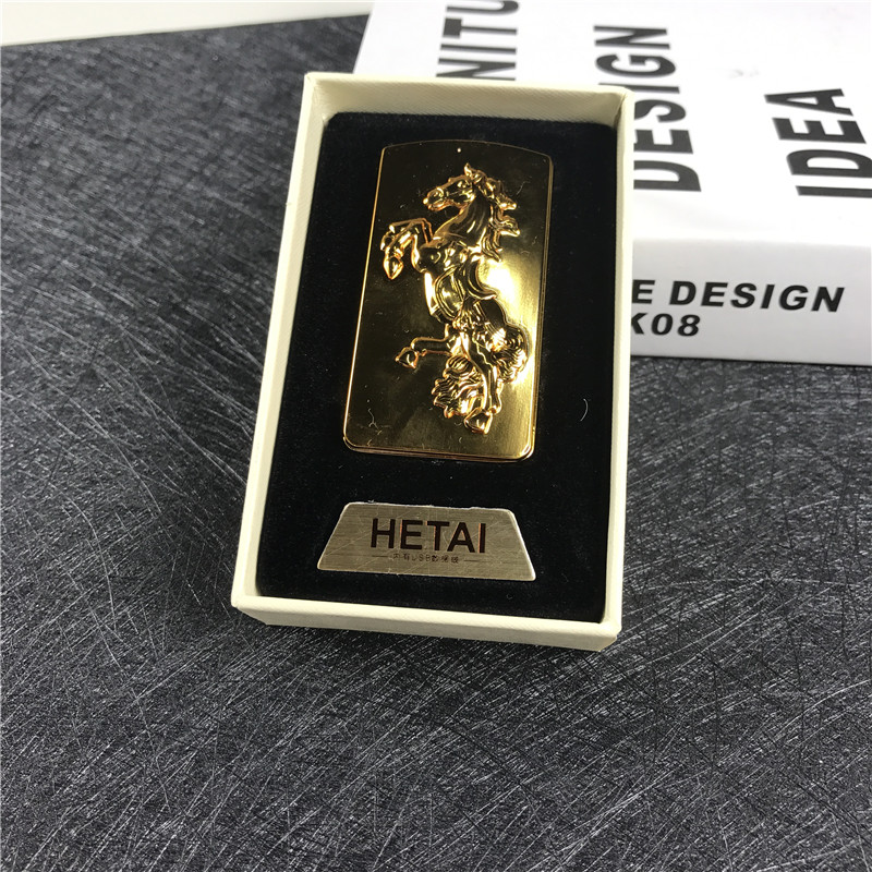 便携防风金属打火机时尚创意个性打火机点烟器1