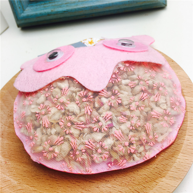 粉猫头鹰香包丝带绣香囊空香袋子衣柜车载香包袋首饰袋礼品袋4