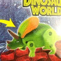 恐龙世界 绿色 儿童扭蛋积木创意迷你玩具