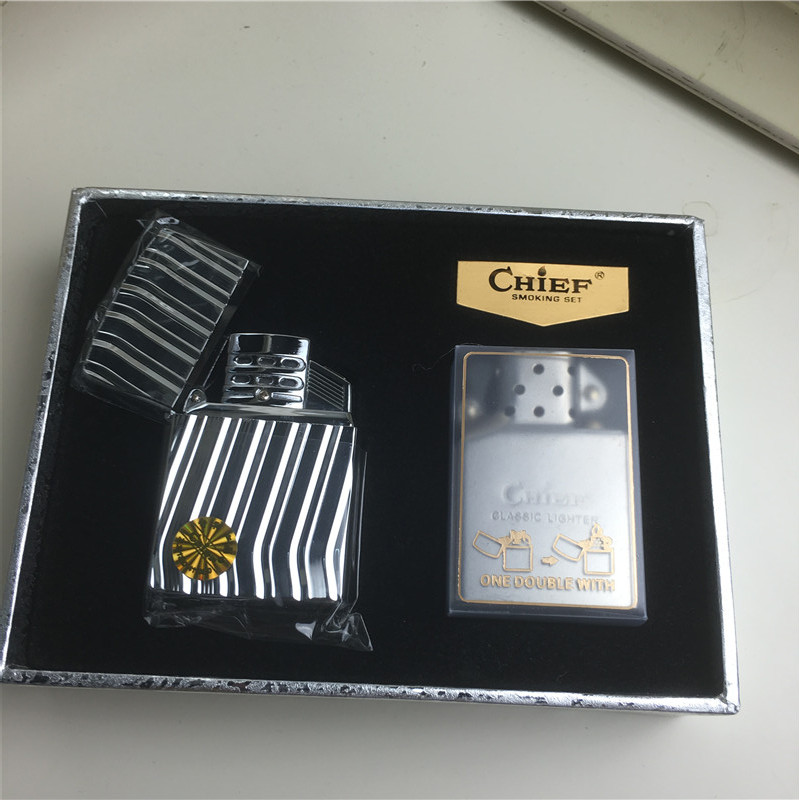 个性创意防风火机银色3