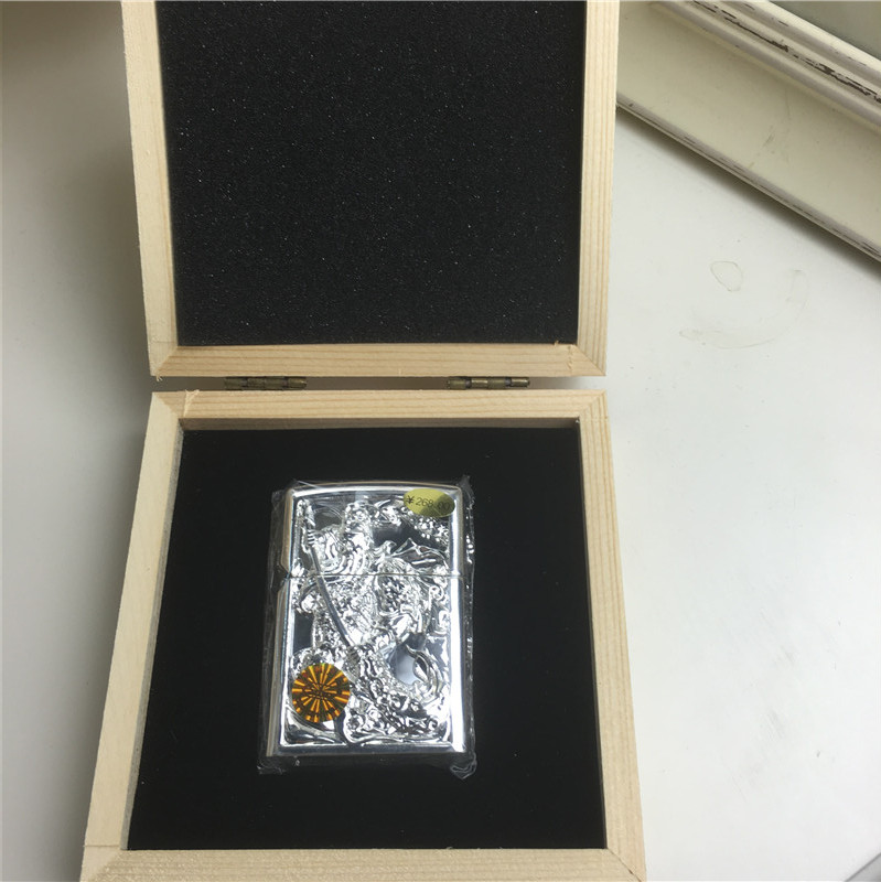 个性创意防风火机银色2