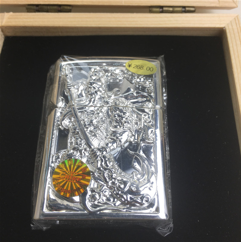 个性创意防风火机银色3