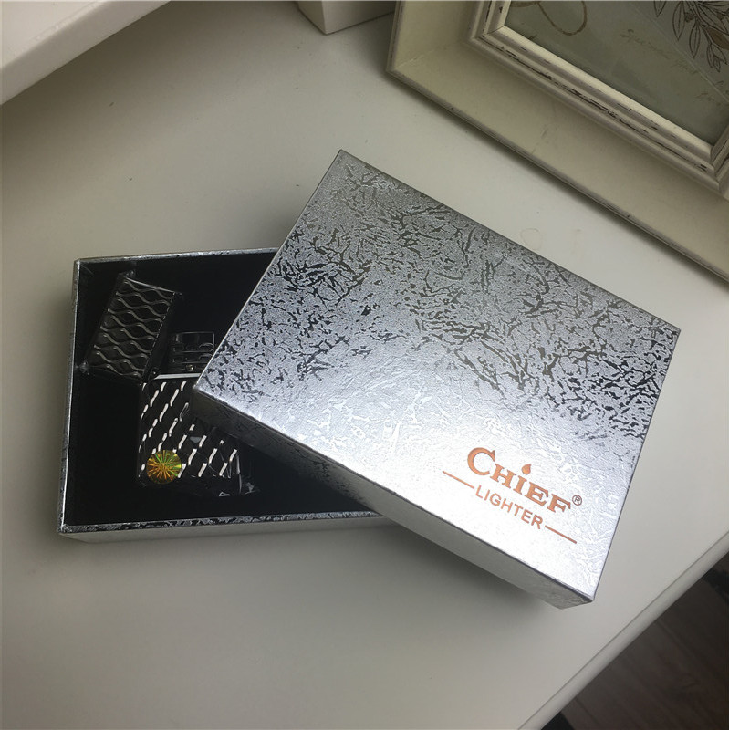 个性创意防风火机银色2