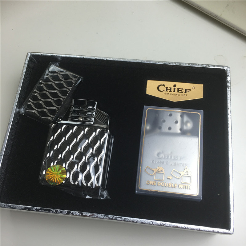 个性创意防风火机银色3