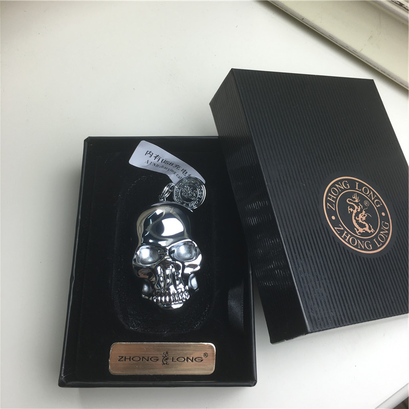 个性创意防风火机银色2