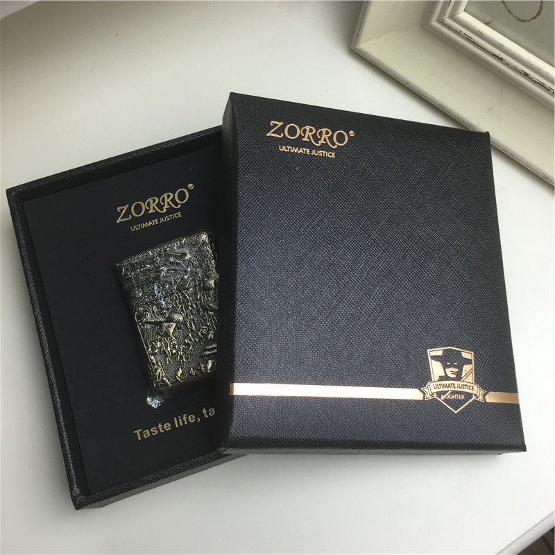 个性创意防风火机金色2
