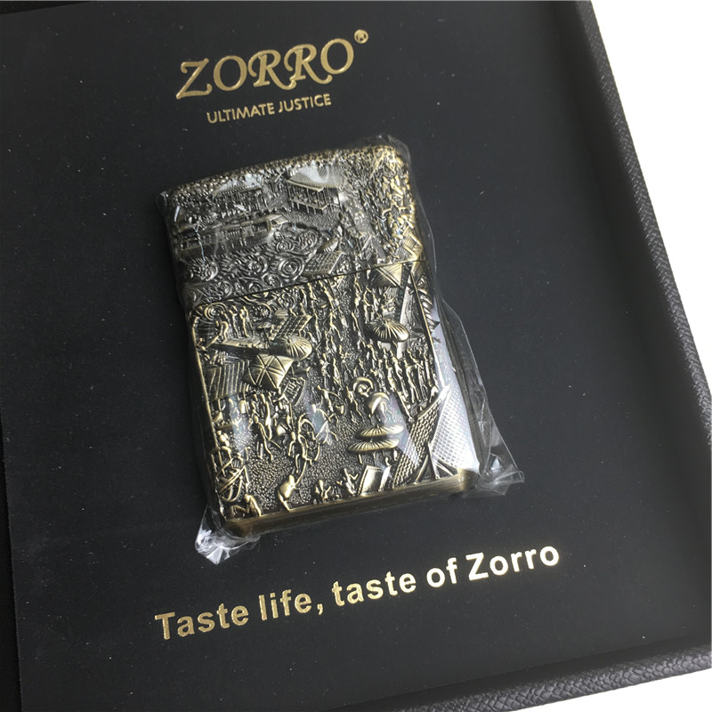 个性创意防风火机金色3