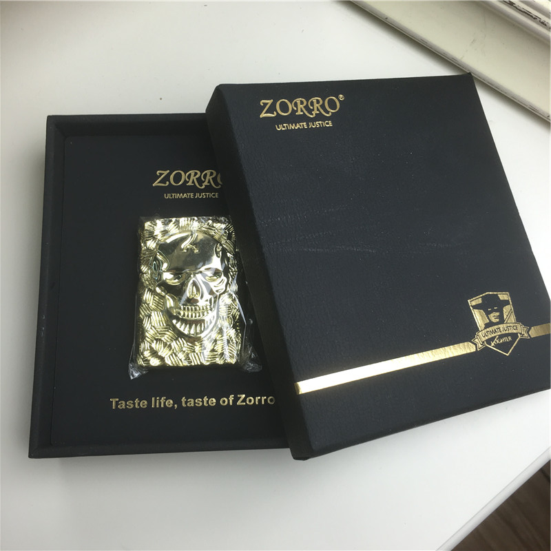 个性创意防风火机金色2