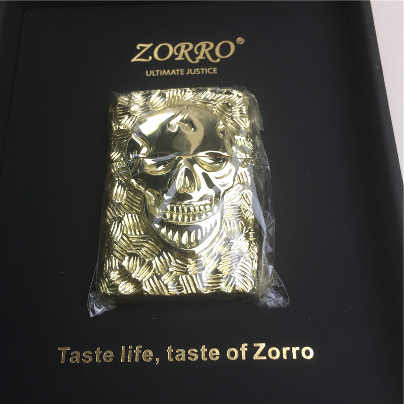 个性创意防风火机金色3