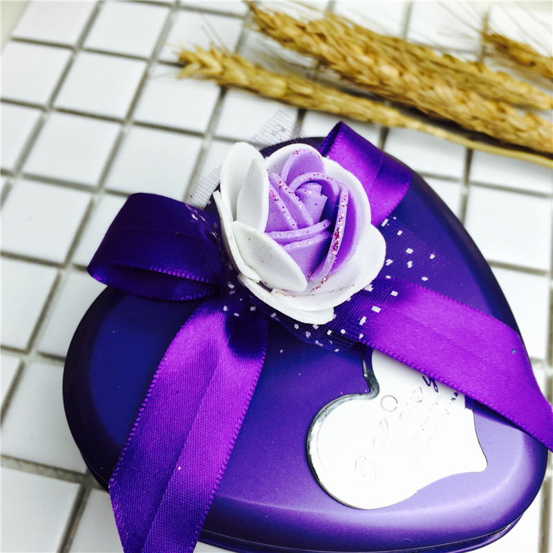 紫色 爆款玫瑰香皂花束礼盒康乃馨肥皂花批发情人节母亲节生日礼品厂家2
