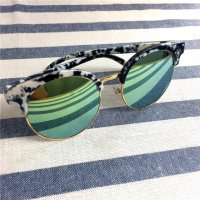 男女士太阳镜个性镜框 潮人多色大框镜时尚太阳眼镜装饰镜	混色框 不锈钢