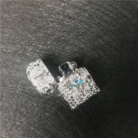 个性创意防风火机合金银色火机