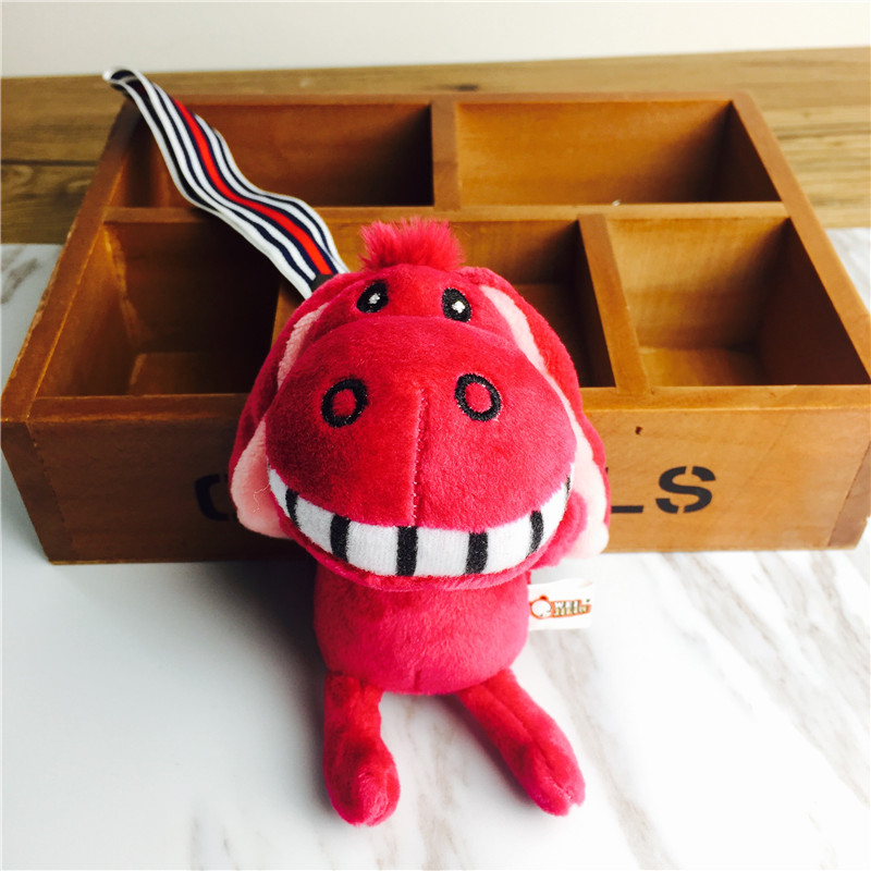 小毛驴龅牙驴公仔钥匙扣包包挂件挂饰	红色	毛绒小饰品1