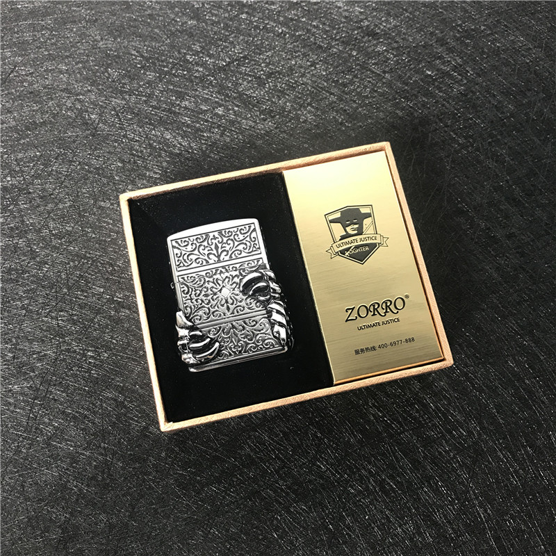 个性创意防风火机银色1