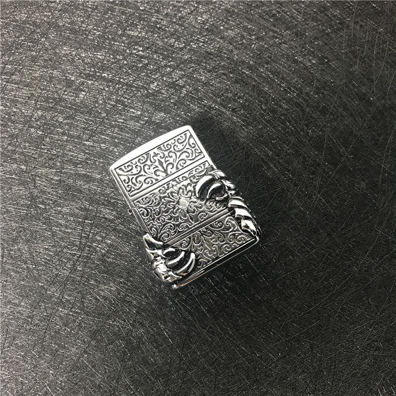 个性创意防风火机银色3