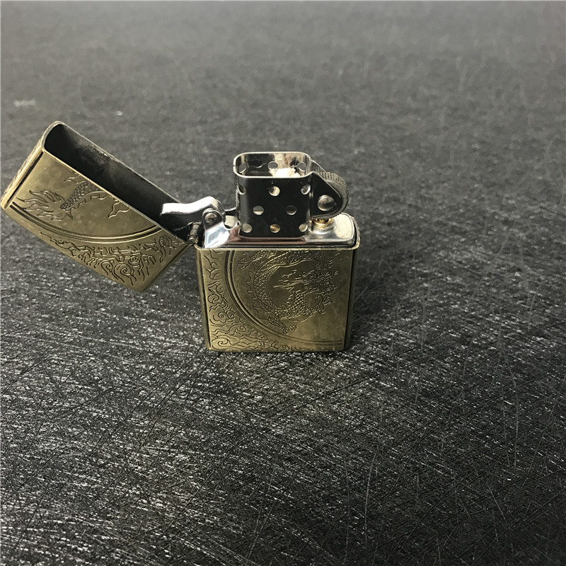 个性创意防风火机金色4