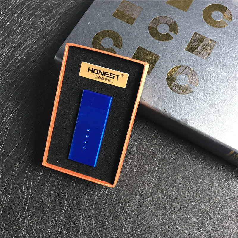 个性创意防风火机蓝色1